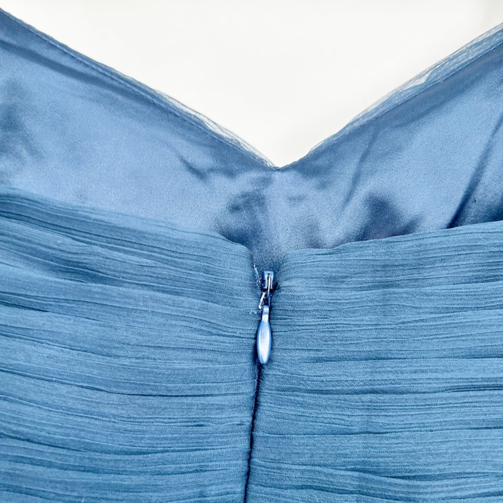 BHLDN Anthropologie Womens Bridgette Chiffon Bridesmaid Romantic Maxi Gown XS - Picture 8 of 9